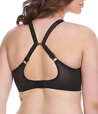 Elomi Matilda Embroidered Sheer Plunging Convertible U-Back to Racerback Contour Wire Full-Busted Bra