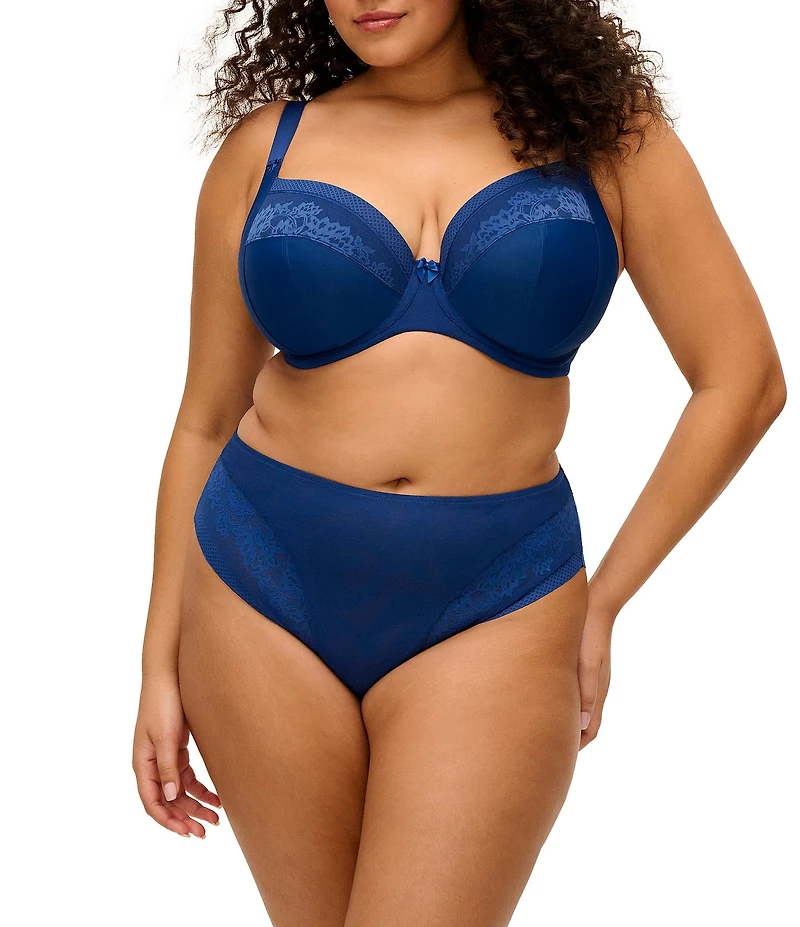 Elomi Nerina Full Busted Underwire Stretch Lace Plunge Bra
