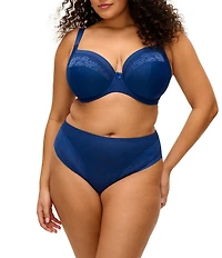 Elomi Nerina Full Busted Underwire Stretch Lace Plunge Bra