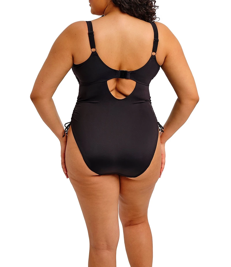 Elomi Plain Sailing Scoop Neck Adjustable Tie Side Tank One Piece Swimsuit