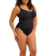 Elomi Plain Sailing Scoop Neck Adjustable Tie Side Tank One Piece Swimsuit
