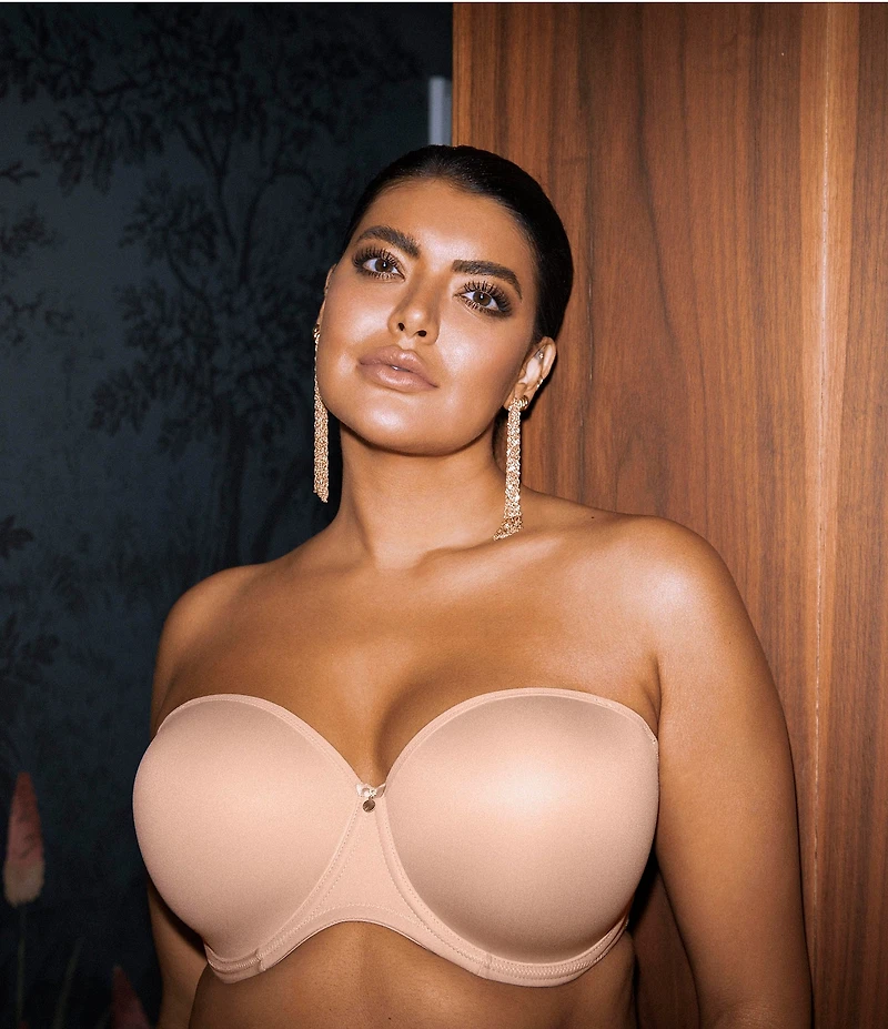 Elomi Smooth Moulded Seamless Underwire Strapless Bra