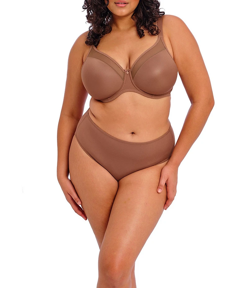 Elomi Smooth Non-Padded Full-Busted Molded U-Back Underwire T-Shirt Bra