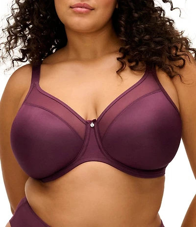 Elomi Smooth Non-Padded Full-Busted Molded U-Back Underwire T-Shirt Bra