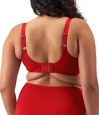 Elomi Smooth Non-Padded Full-Busted Molded U-Back Underwire T-Shirt Bra