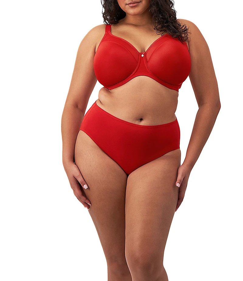 Elomi Smooth Non-Padded Full-Busted Molded U-Back Underwire T-Shirt Bra