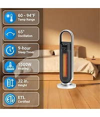 Emerson SmartVoice 23#double; Tower Space Heater