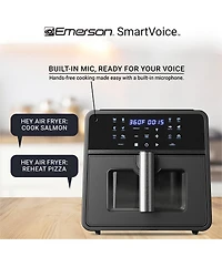 Emerson SmartVoice 6-1 Air Fryer, 10 Qt.
