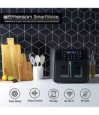 Emerson SmartVoice 6-1 Air Fryer, 10 Qt.