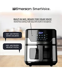 Emerson SmartVoice Air Fryer, 6 Qt.
