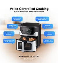 Emerson SmartVoice Air Fryer, 6 Qt.