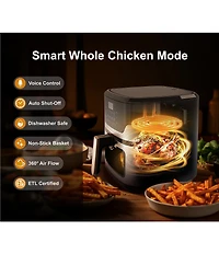 Emerson SmartVoice Air Fryer, 6 Qt.