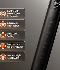 Emerson SmartVoice Remote Control 32#double; Tower Heater