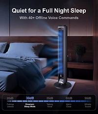 Emerson SmartVoice Remote Control 42#double; Tower Fan