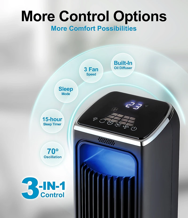 Emerson SmartVoice Remote Control 42#double; Tower Fan