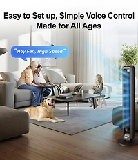 Emerson SmartVoice Remote Control 42#double; Tower Fan