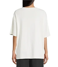 Emory Park Dog Graphic Short Sleeve Boxy Tee