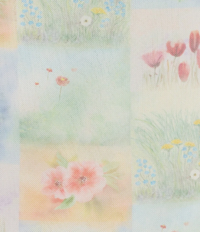 Emory Park Floral Printed Mesh Square Neck Sleeveless A-Line Maxi Dress