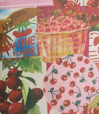 Emory Park Mesh Printed Square Neck Sleeveless A-Line Maxi Dress