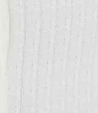 Emory Park Pointelle Knit Long Sleeve Fitted Button Front Cardigan