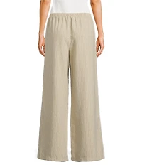 Emory Park Striped Low Rise Wide Leg Drawstring Pants