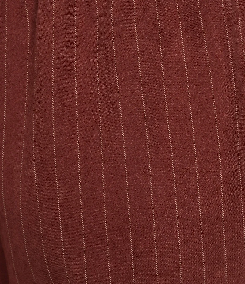 Emory Park Striped Low Rise Wide Leg Drawstring Pants