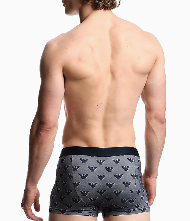 Emporio Armani Jacquard Microfiber Trunks