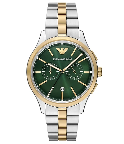 Emporio Armani Men's Quartz Chronograph Stainless Steel Bracelet Watch
