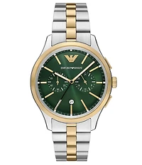 Emporio Armani Men's Quartz Chronograph Stainless Steel Bracelet Watch