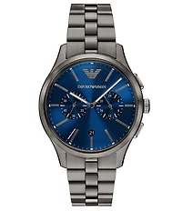 Emporio Armani Men's Quartz Chronograph Stainless Steel Bracelet Watch