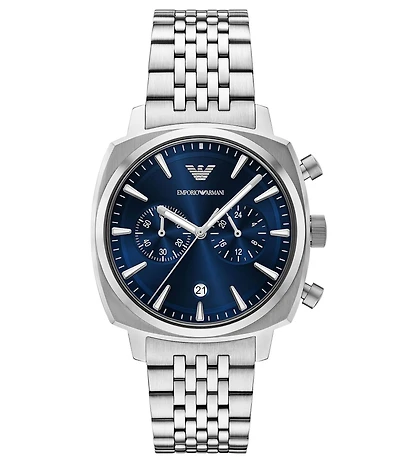 Emporio Armani Men's Quartz Chronograph Stainless Steel Bracelet Watch