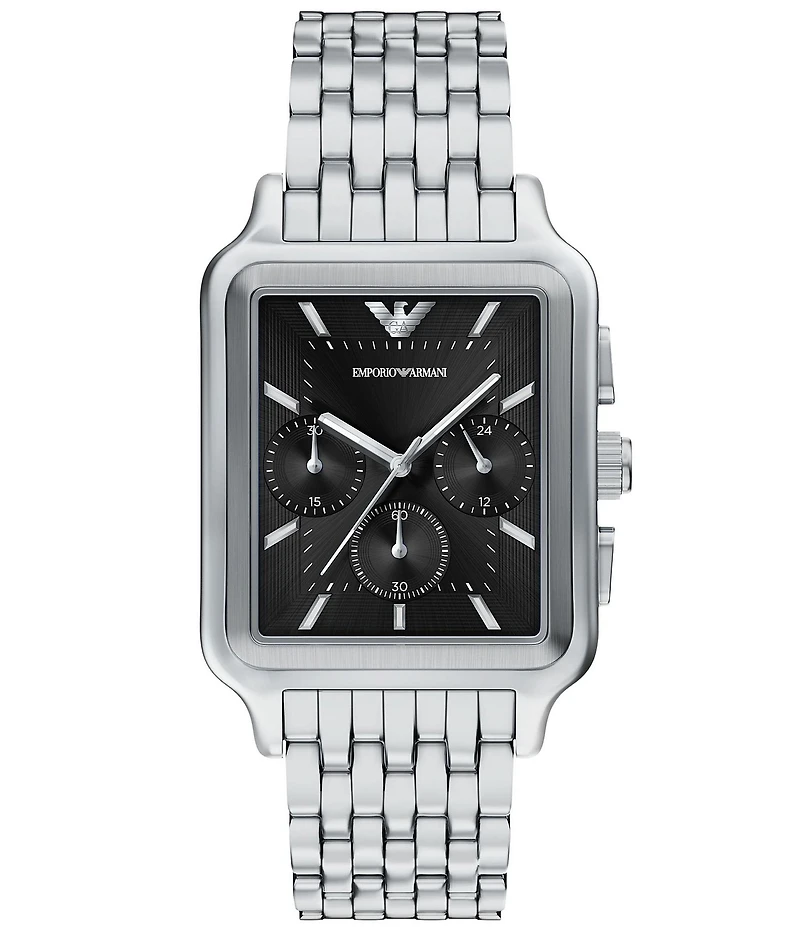 Emporio Armani Men's Quartz Chronograph Stainless Steel Bracelet Watch