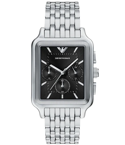 Emporio Armani Men's Quartz Chronograph Stainless Steel Bracelet Watch