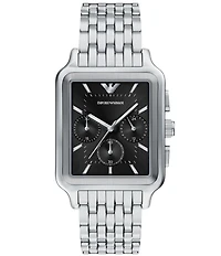 Emporio Armani Men's Quartz Chronograph Stainless Steel Bracelet Watch