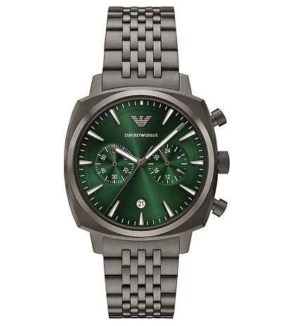 Emporio Armani Men's Quartz Chronograph Stainless Steel Bracelet Watch