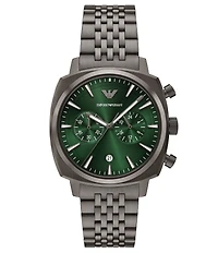Emporio Armani Men's Quartz Chronograph Stainless Steel Bracelet Watch