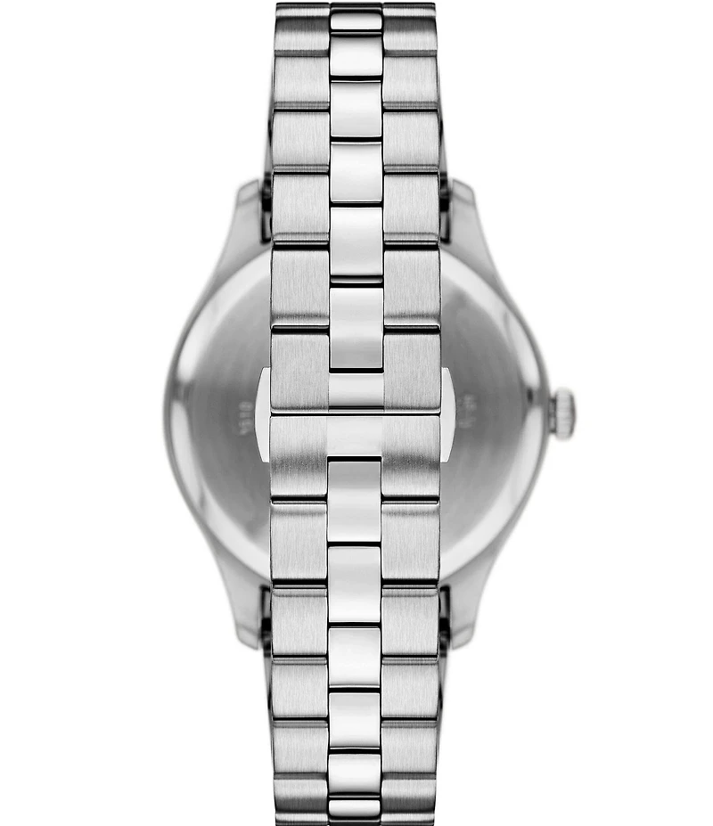 Emporio Armani Men's Quartz Three-Hand Stainless Steel Bracelet Watch