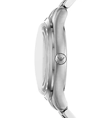 Emporio Armani Men's Quartz Three-Hand Stainless Steel Bracelet Watch