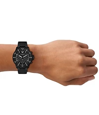 Emporio Armani Men's World Explorer Solar Chronograph Stainless Steel Bracelet Watch