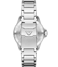 Emporio Armani Men's World Explorer Solar Three-Hand Stainless Steel Bracelet Watch
