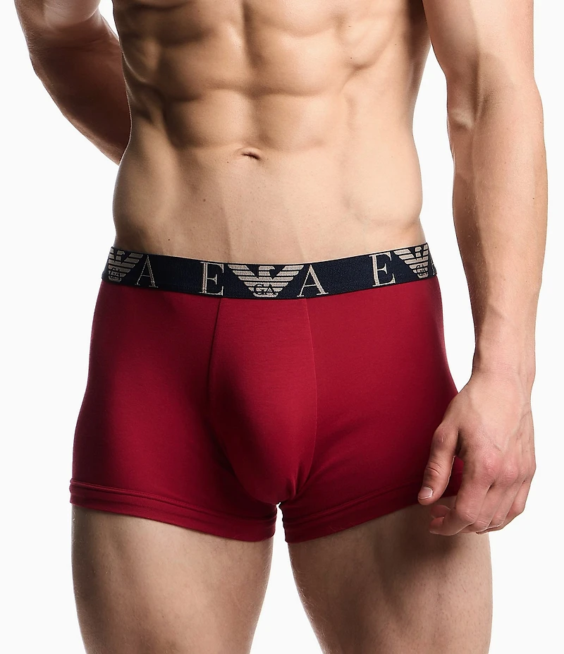 Emporio Armani Stretch Cotton Trunks 3-Pack