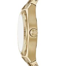 Emporio Armani Women's Quartz Three Hand Gold Tone Stainless Steel Bracelet Watch