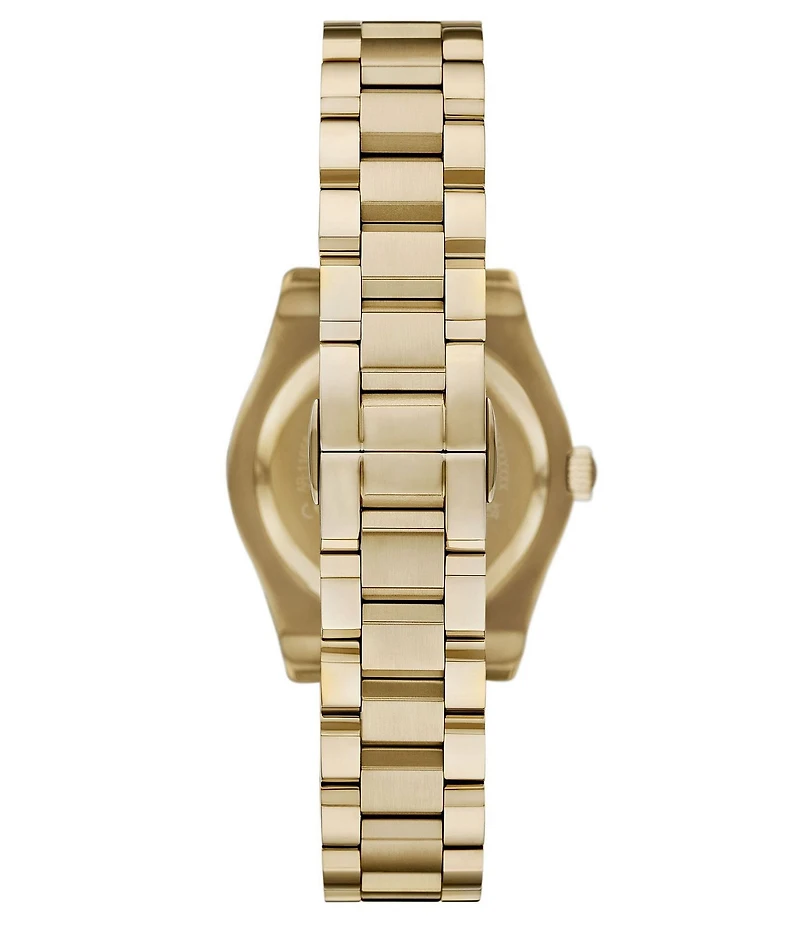 Emporio Armani Women's Quartz Three Hand Gold Tone Stainless Steel Bracelet Watch