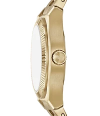 Emporio Armani Women's Quartz Three Hand Gold Tone Stainless Steel Bracelet Watch