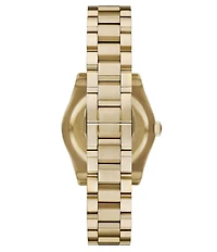 Emporio Armani Women's Quartz Three Hand Gold Tone Stainless Steel Bracelet Watch