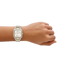 Emporio Armani Women's Quartz Three Hand Two-Tone Stainless Steel Bracelet Watch