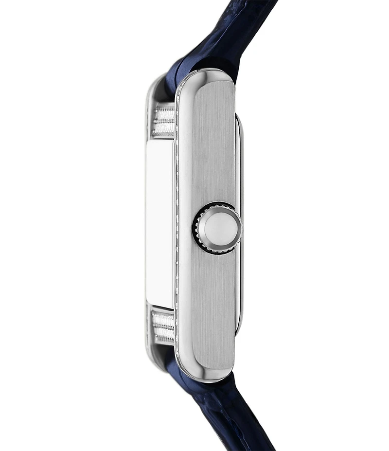 Emporio Armani Women's Quartz Two-Hand Leather Strap Watch