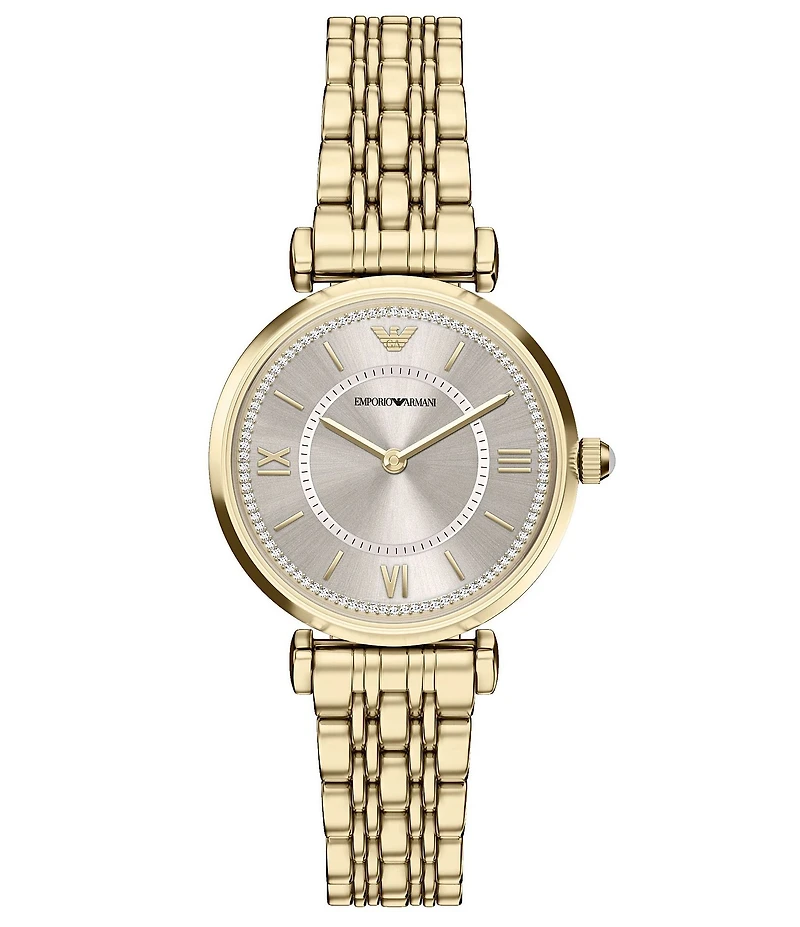 Emporio Armani Women's Quartz Two Hand Stainless Steel Bracelet Watch