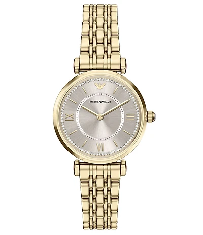 Emporio Armani Women's Quartz Two Hand Stainless Steel Bracelet Watch