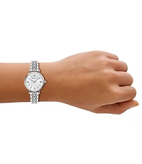 Emporio Armani Women's Quartz Two-Hand Stainless Steel Bracelet Watch